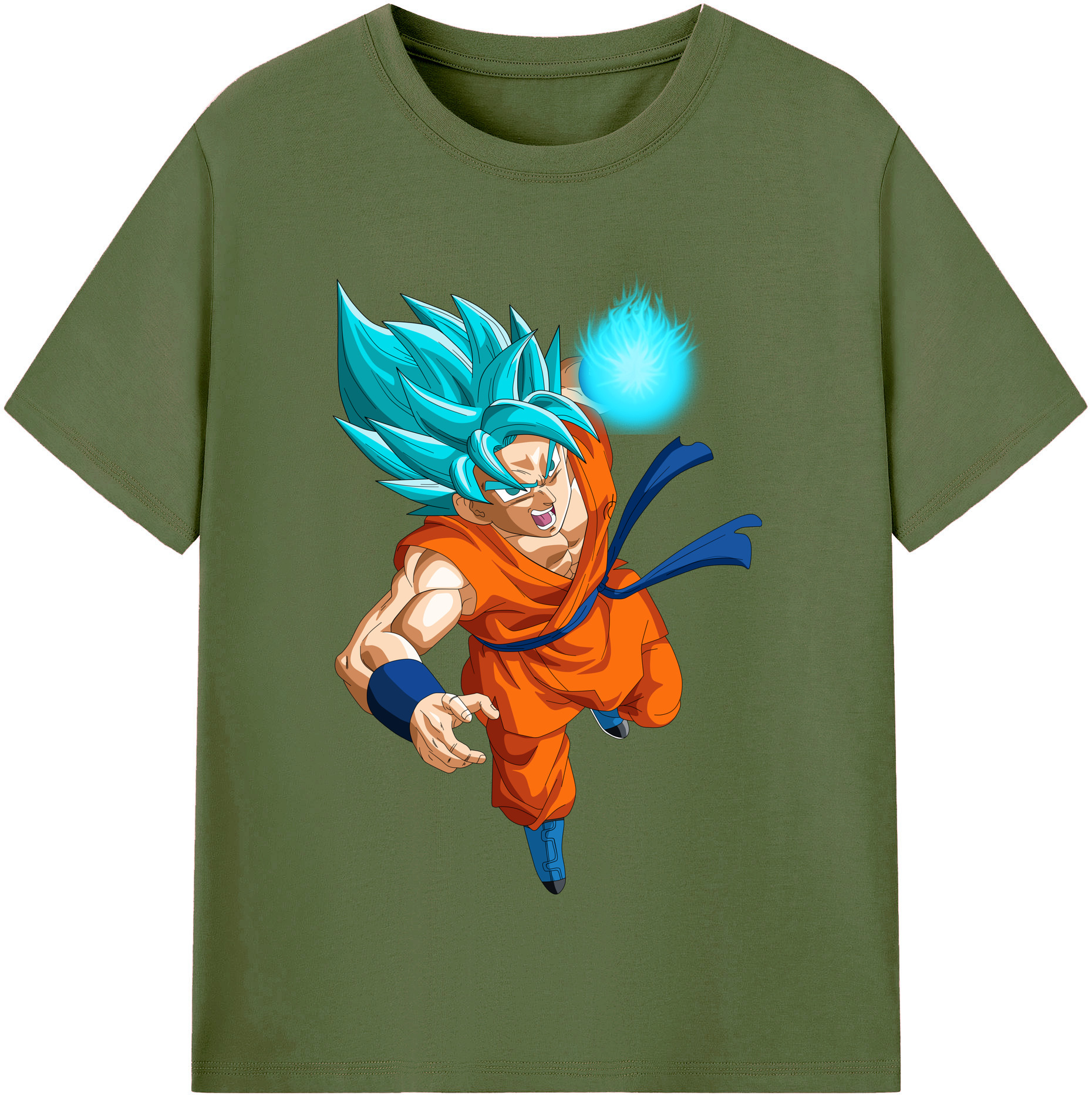 （画像用） ドラゴンボール 孫悟空（そん ごくう）Son Goku カカロット DRAGON BALL Kakarotto 綿100％半袖Tシャツ（フロントプリント）